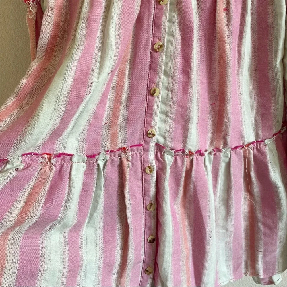 FREE PEOPLE Do It Again BOHO Cotton Mini Dress NWT Small - Picture 13 of 16